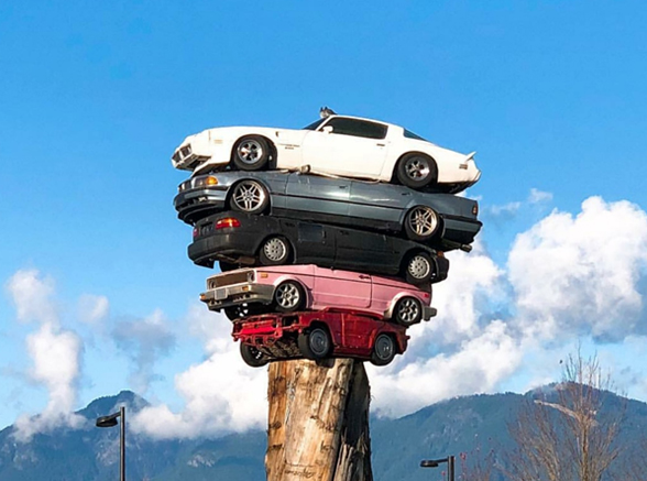 ABC donates cars for Trans Am Totem